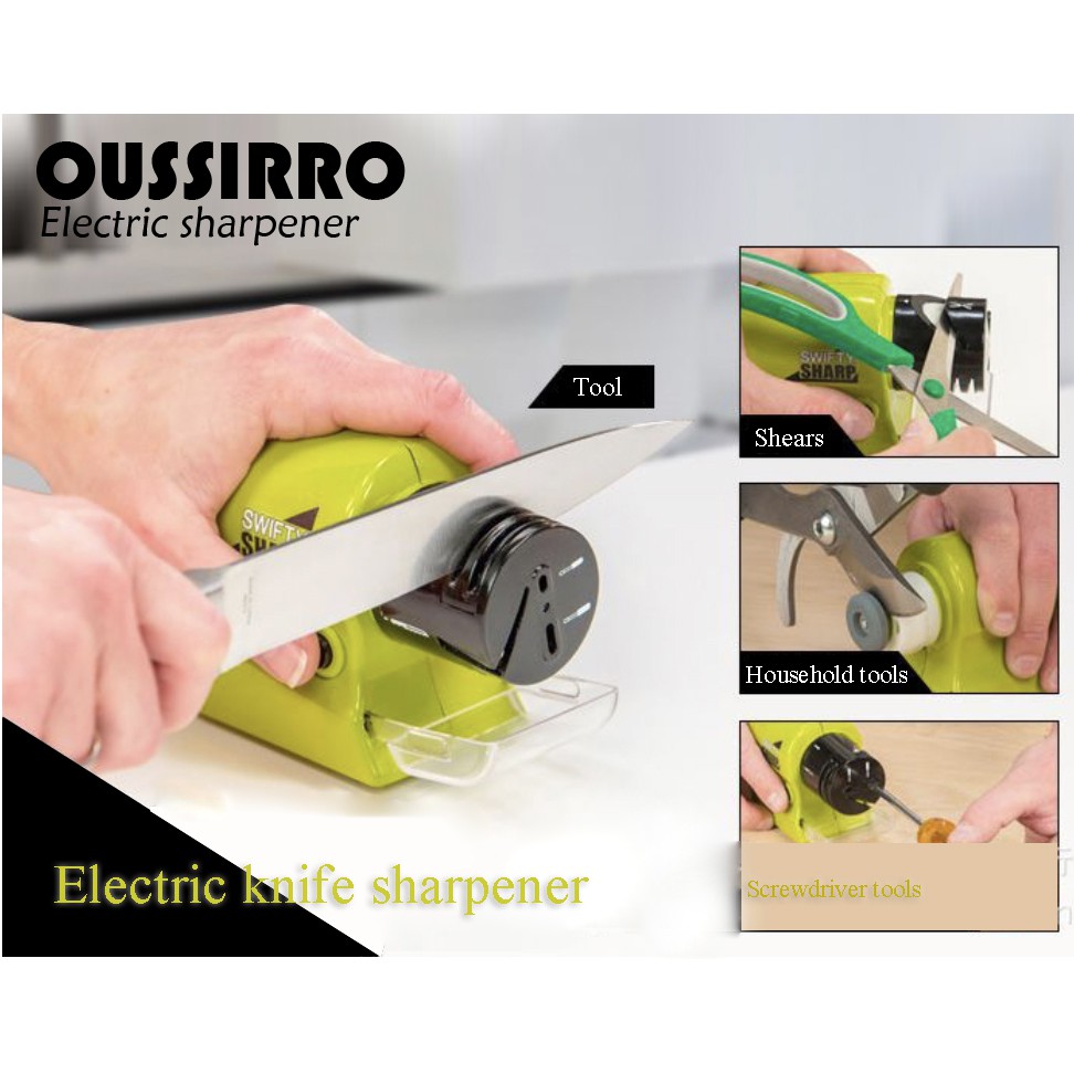 Swifty Sharp /Alat Pengasah Pisau Elektrik Otomatis/ Asah Pisau ORIGINAL