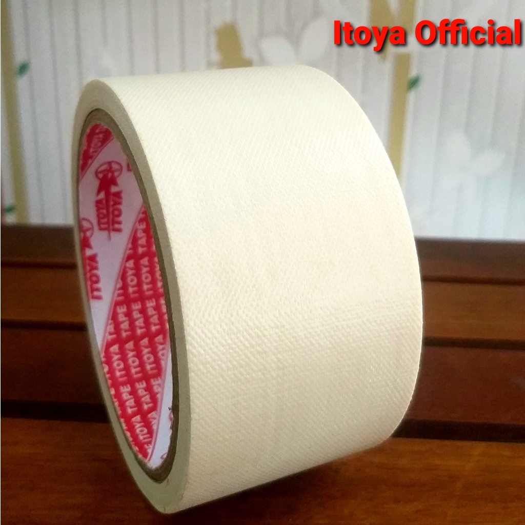 

Lakban kain "Itoya" warna Kream Uk. 48 mmx 7 M