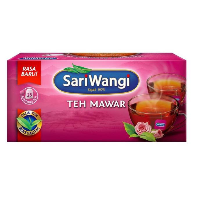 

Restock Sari Wangi Teh Mawar 25 Tea Bags