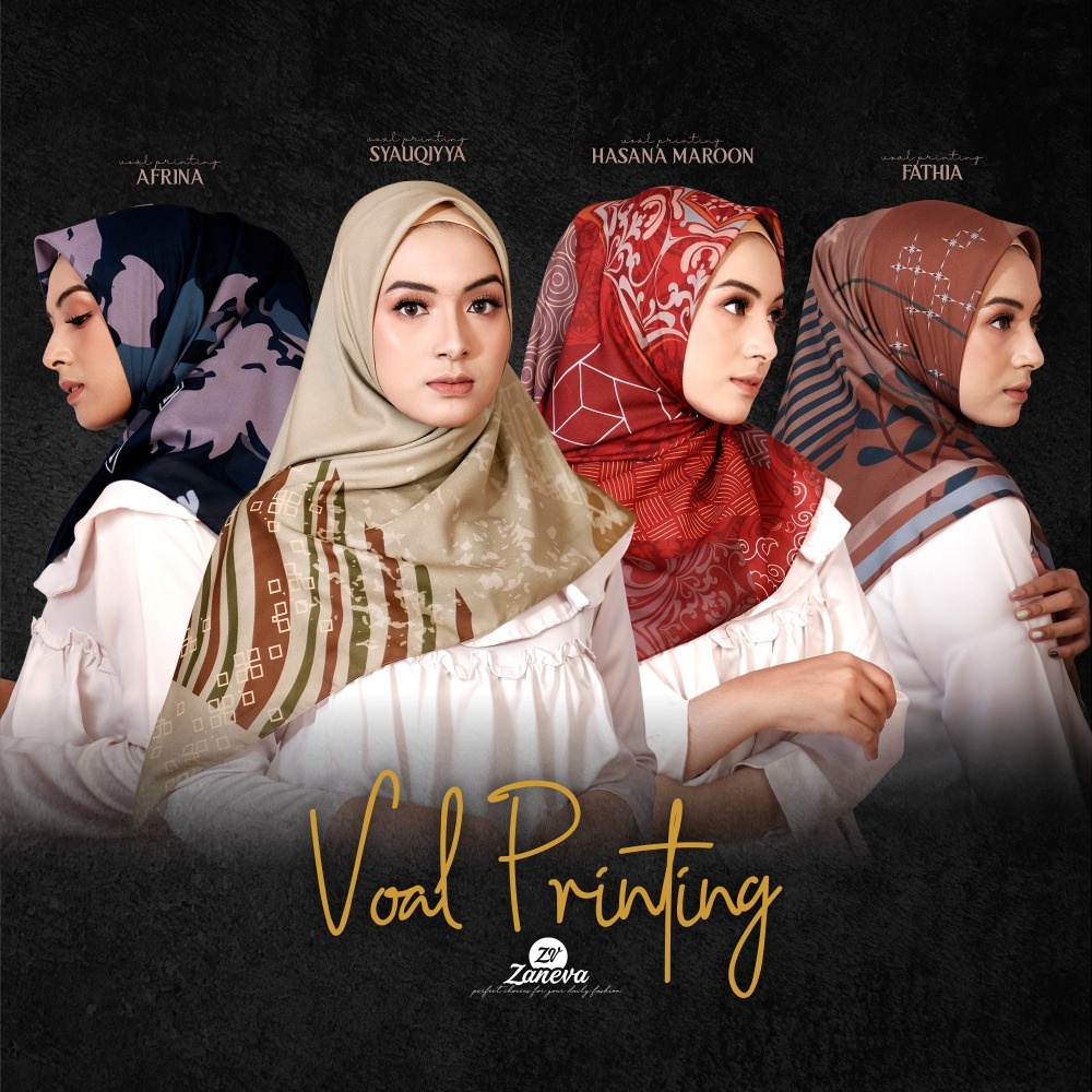 ZV Bella l Hijab Printing l New Arrival 2021