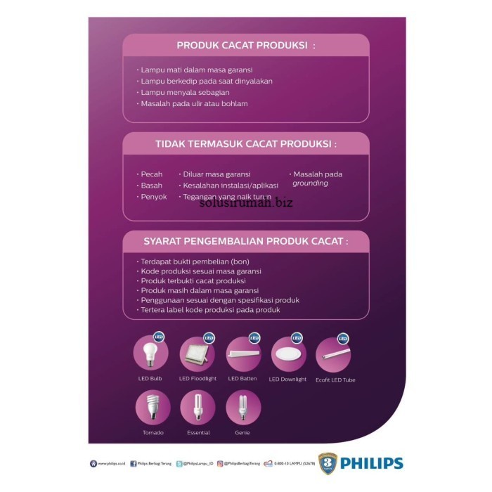 Philips Essential 5W Putih Cool Daylight - Lampu Hemat Energi