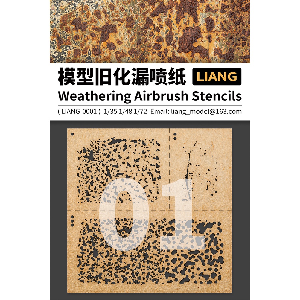 

Liang 0001 : Weathering Airbrush Stencils