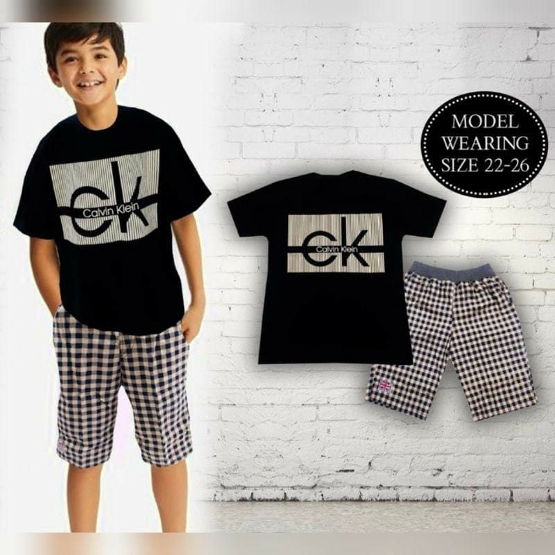 setelan baju anak calvin klein
