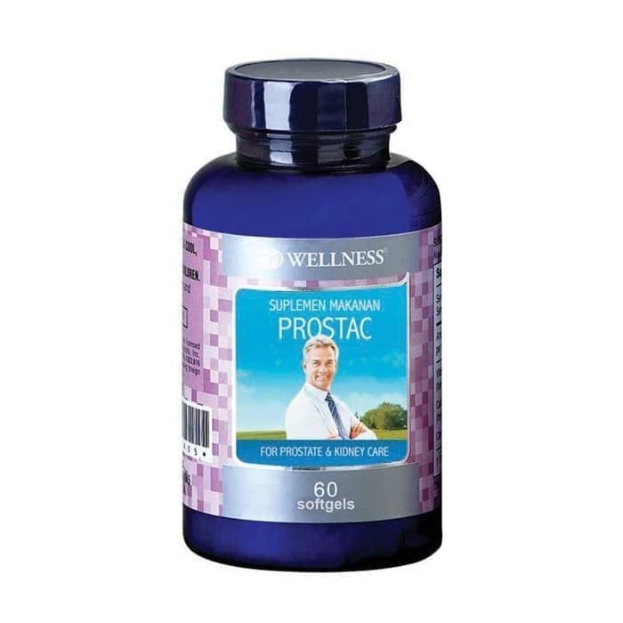 WELLNESS PROSTAC 60 Softels Vitamin Untuk Prostat Dan Ginjal