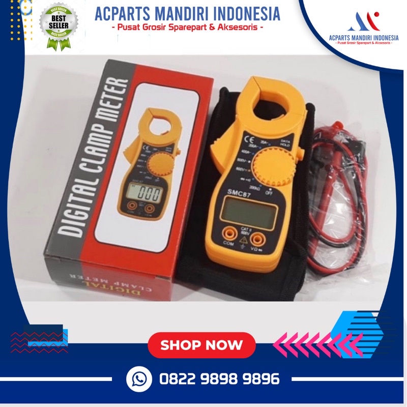 DIGITAL CLAMP METER TANG AMPER BAGUS BERKUALITAS ( SMC-87 )