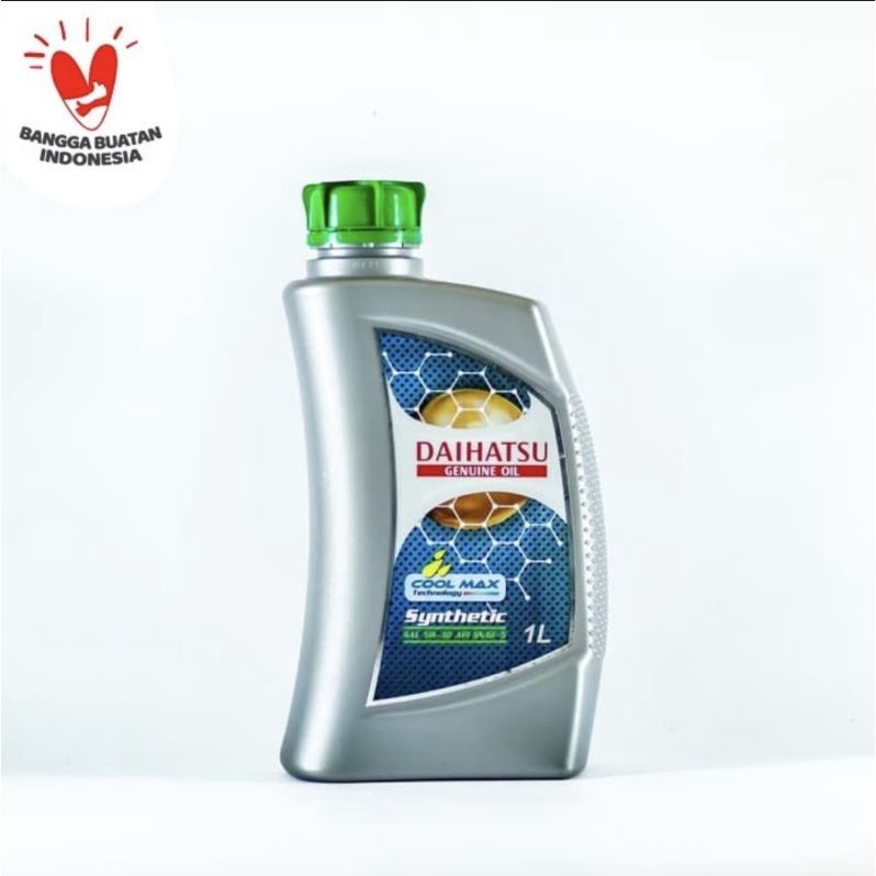 Daihatsu Genuine Oil 5W-30 API SN/GF-5 Synthetic 1L Oli Mobil / Oli Motor