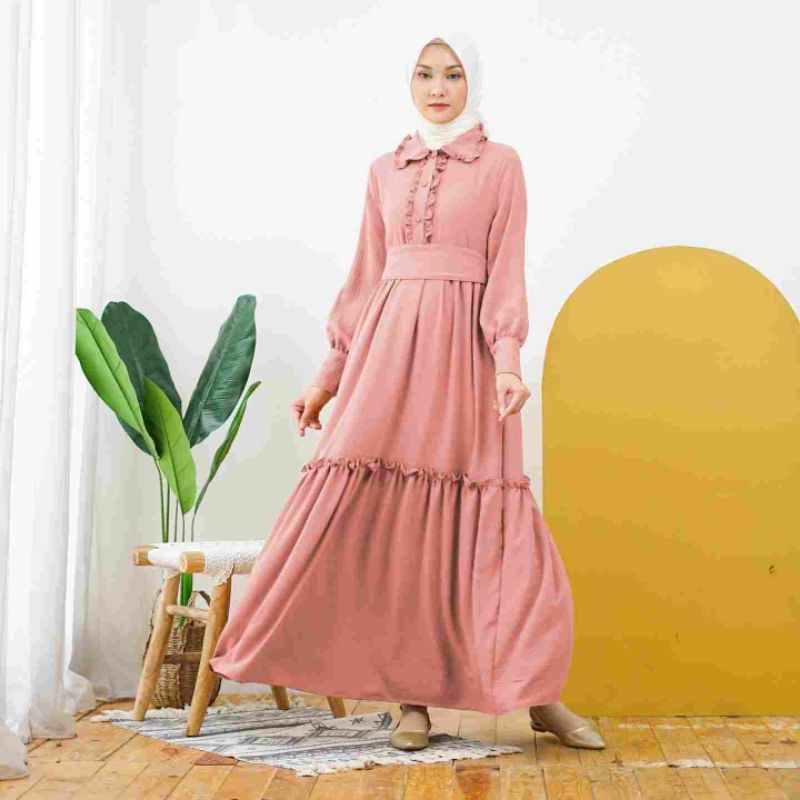 malakai basic gamis ruffle kode JH 40