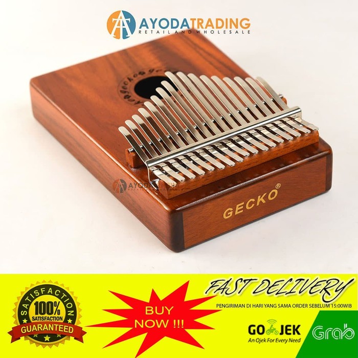 SUPER MURAH - PAKET AUTHENTIC GECKO KALIMBA ACACCIA K17K HARD CASE