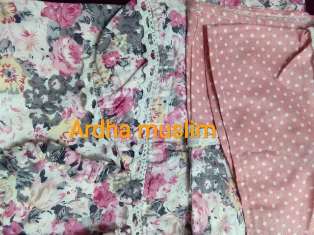 Mukena anak katun jepang premium paud (1-3 tahun)