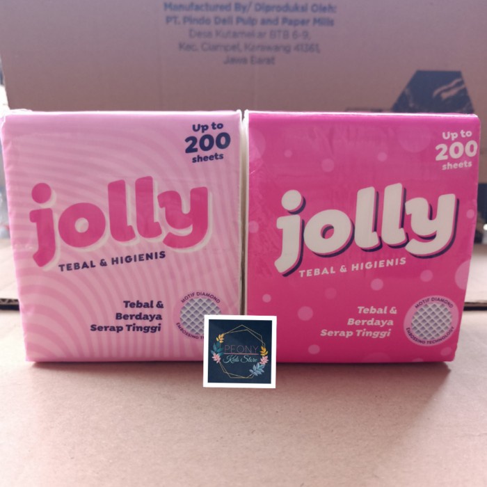 TISSUE KULINER JOLLY POP UP MINI 200S/ tisu restoran joly 200 s