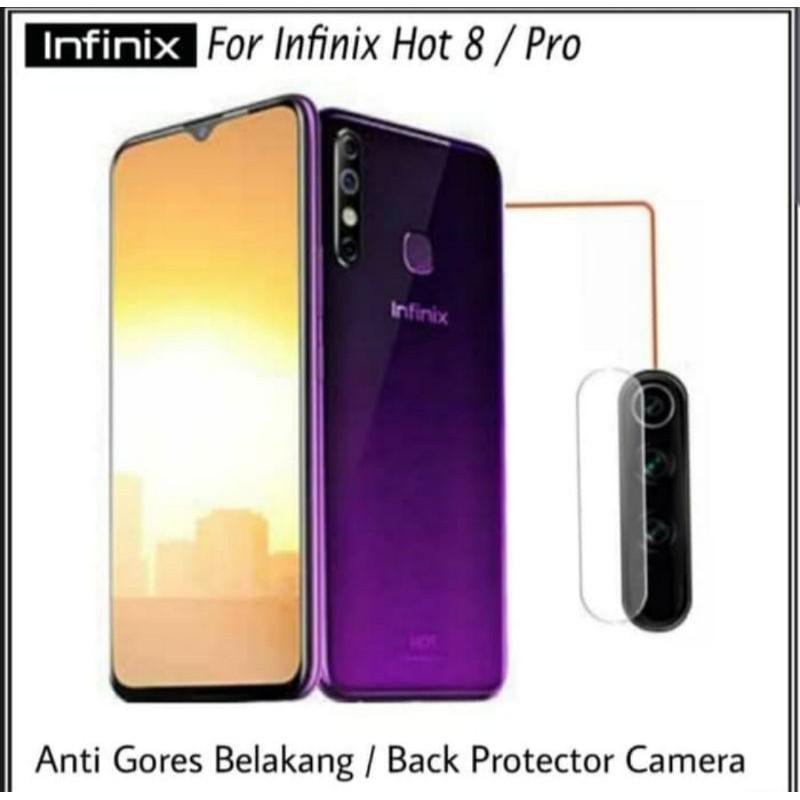 Infinix Hot 8 / X650C Tempered Glass Camera Anti Gores Kamera Belakang