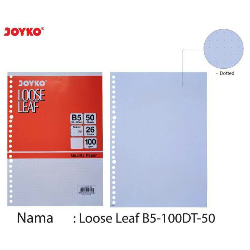 

isi binder titik B5 (26 ring)