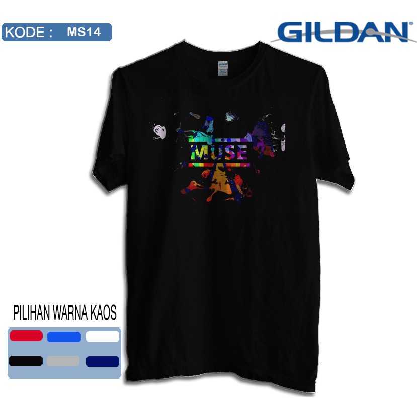 Kaos muse band original gildan softstyle ms14