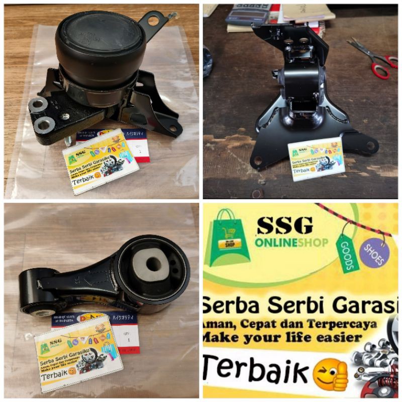 Engine mounting set kiri kanan belakang Yaris Vios New Manual MT Japan