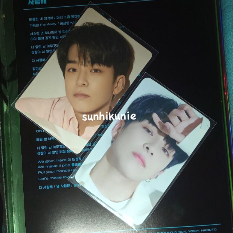 photocard manyo asahi ev 1 & ev 3