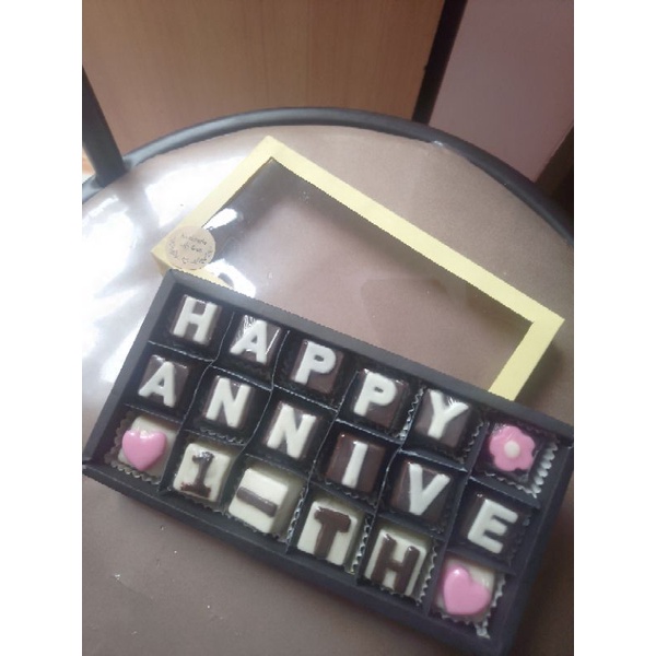 

coklat custom ucapan
