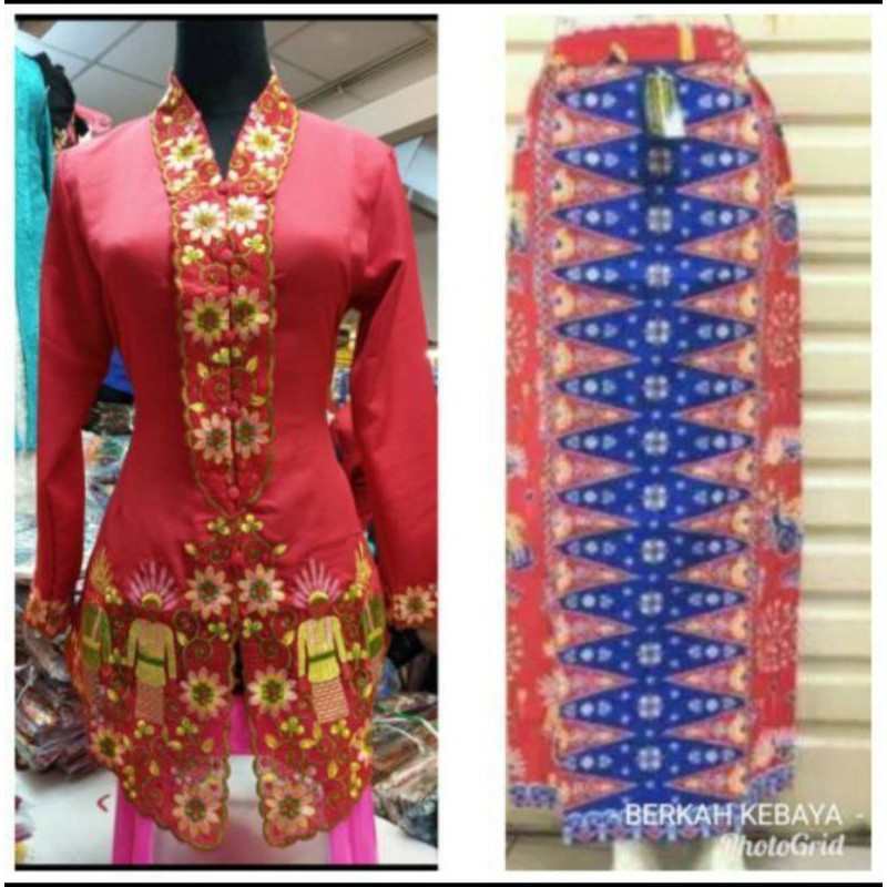 stelan kebaya encim dewasa