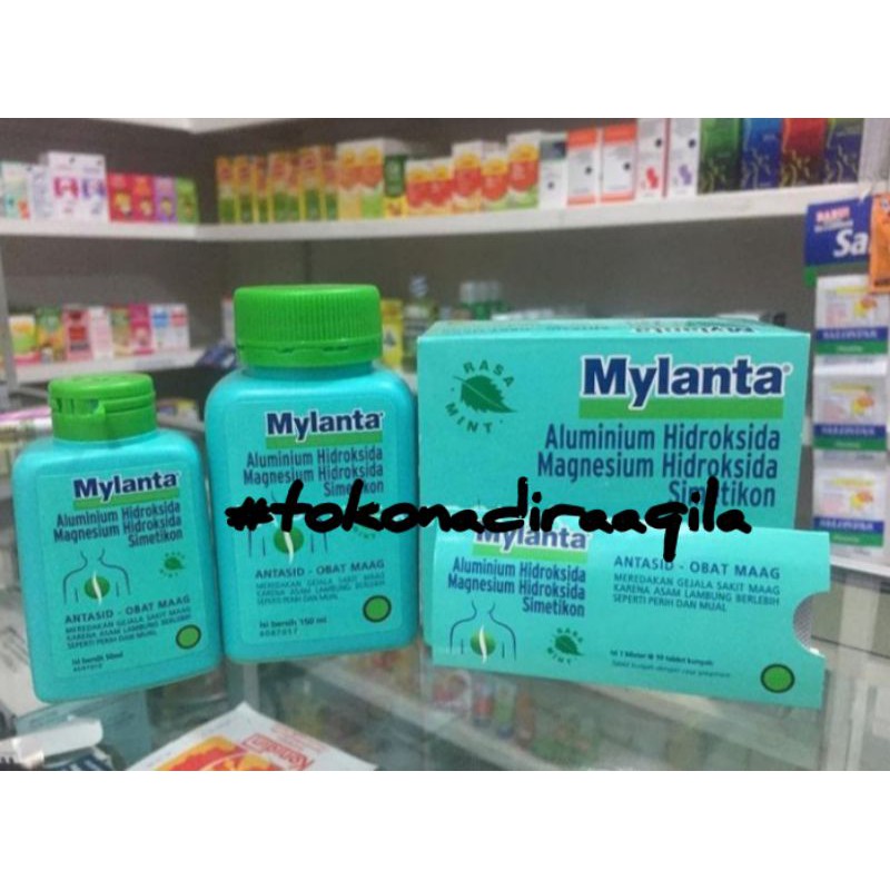 mylanta liquid 150 ml / obat maag/ perut kembung