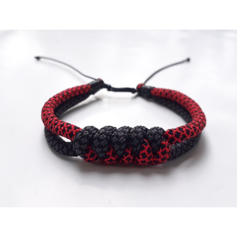 Gelang Pria Gelang Wanita Gelang Tali Gelang Snake Knot Prusik Paracord Gelang Paracord Unik | Gelang Pendaki