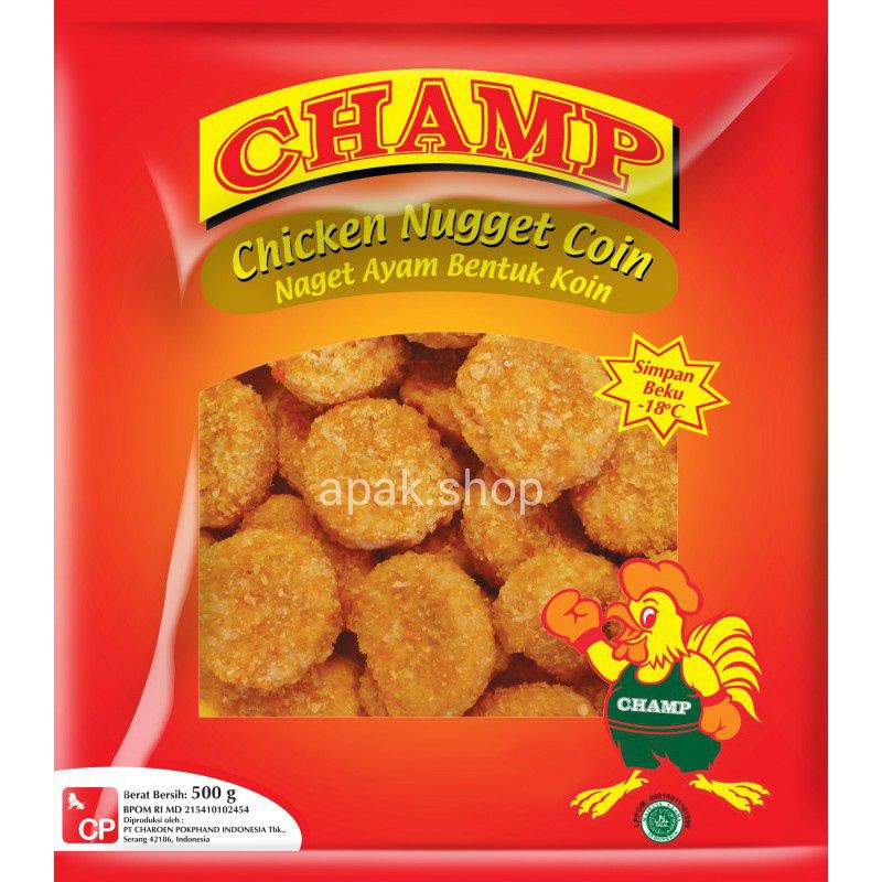 

CHAMP Nugget Ayam 500 gram | FROZENFOODS