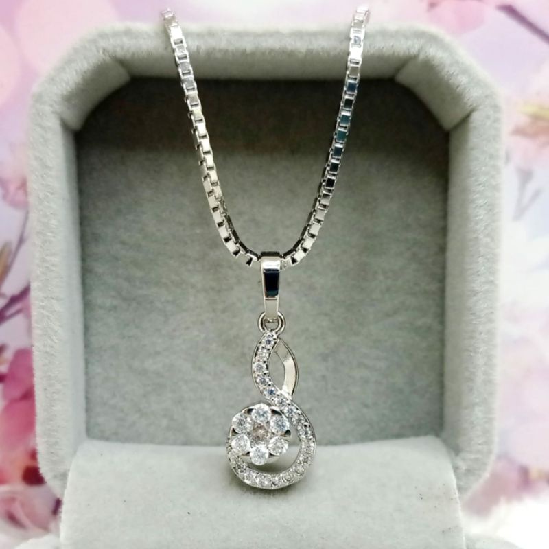 kalung xuping itali kaca / kalung liontin itali dewasa