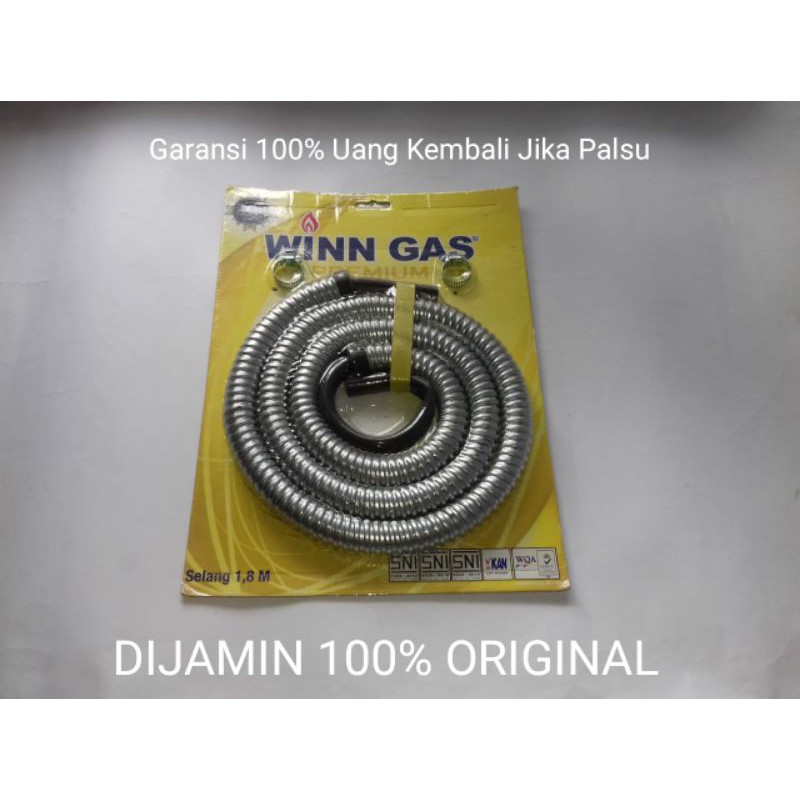 Selang Spare Part Kompor Gas LPG Elpiji 3 Kg 12 Kg Merk Win Winn Gas