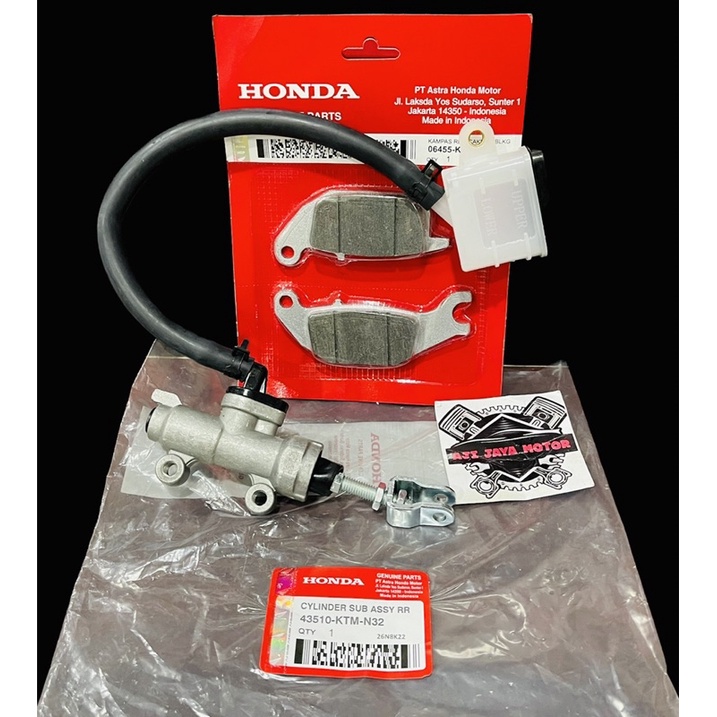 Master Rem Belakang Assy + Kampas Rem Supra X 125 Supra X 125 Fi
