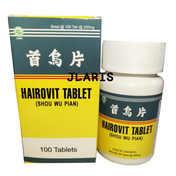 

Hairovit / Shou Wu Pian Tablet - Untuk Kesuburan & Kesehatan Rambut
