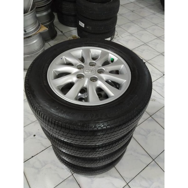 VELG BEKAS COPOTAN MONIL INOVA RING 15 + BAN 205 65 R15