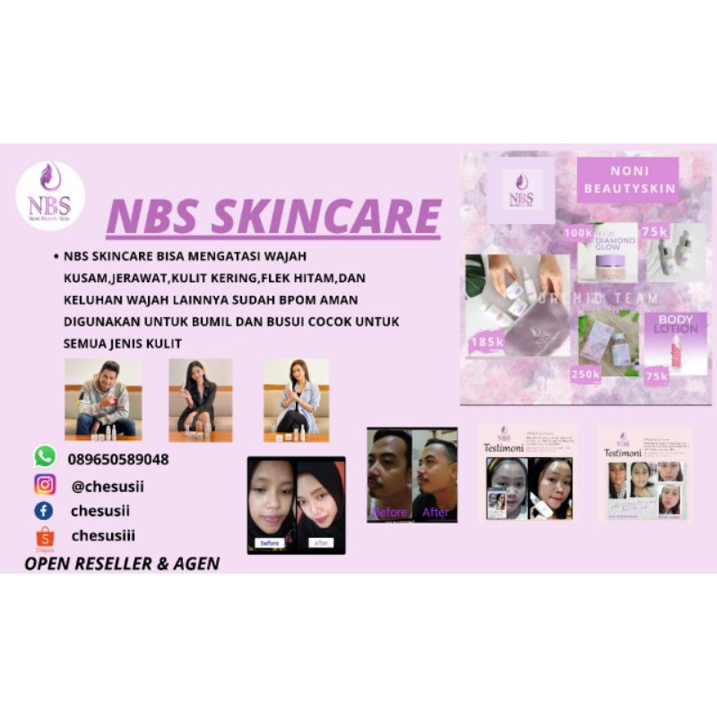 Cream wajah wanita /cream wajah pria /cream wajah glowing /NBS cream wajah BPOM