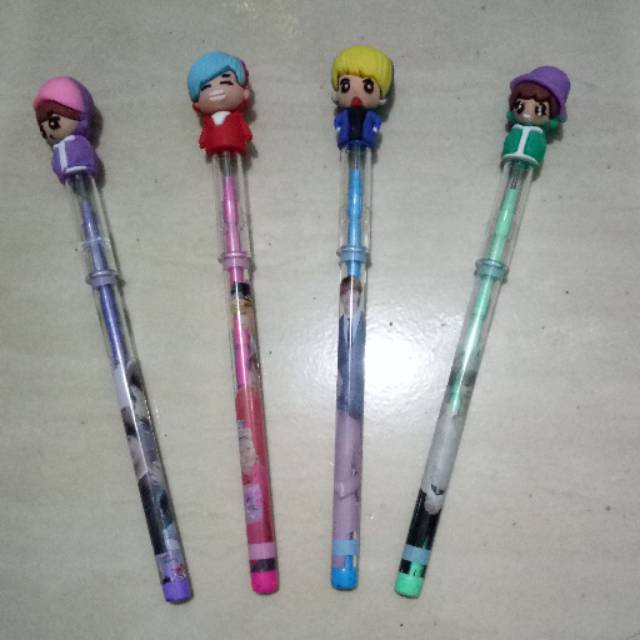 

Pensil Karakter BTS Lucu