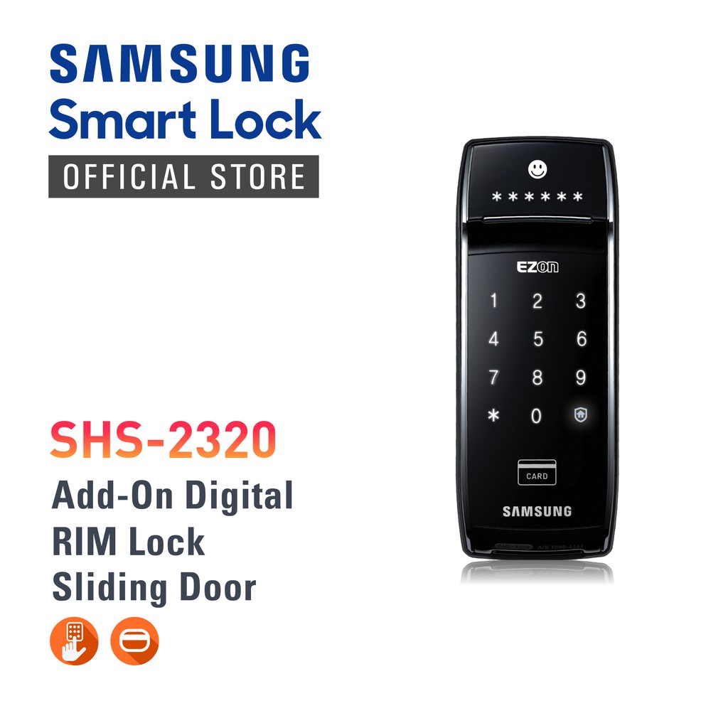 Samsung Digital Door Lock SHS-2320 Kunci Pintu Elektronik RFID
