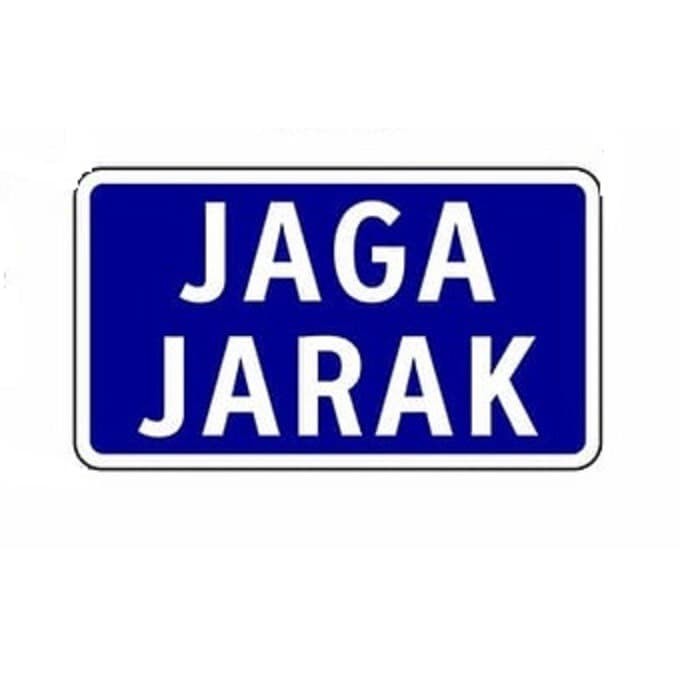 

SIGN RAMBU STICKER JAGA JARAK 15X20CM RAMBUT STIKER
