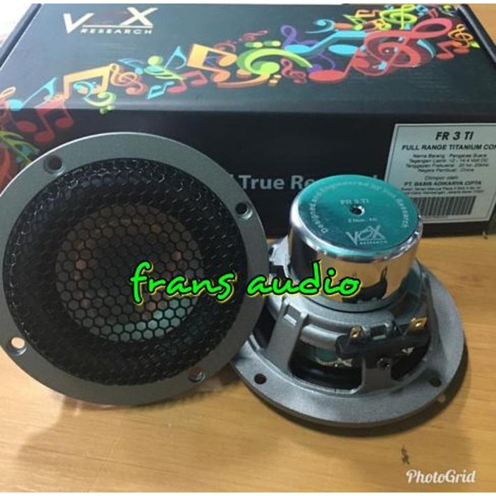 fullrange Vox research FR3 TI vox FR3TI full range titanium Vox p