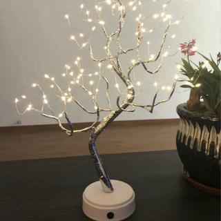 Ins Lampu Meja Led Bentuk Pohon Tenaga Baterai Usb Night Ins Lampu Meja Led Bentuk Pohon Tenaga Baterai Usb Night