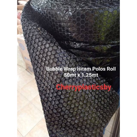 (1gojek 1bubble) Bubble Wrap ROLL 3KG / 2.7KG HITAM / BENING 125cm x 50m TEBAL PEKAT plastik gelembung bubble wrap