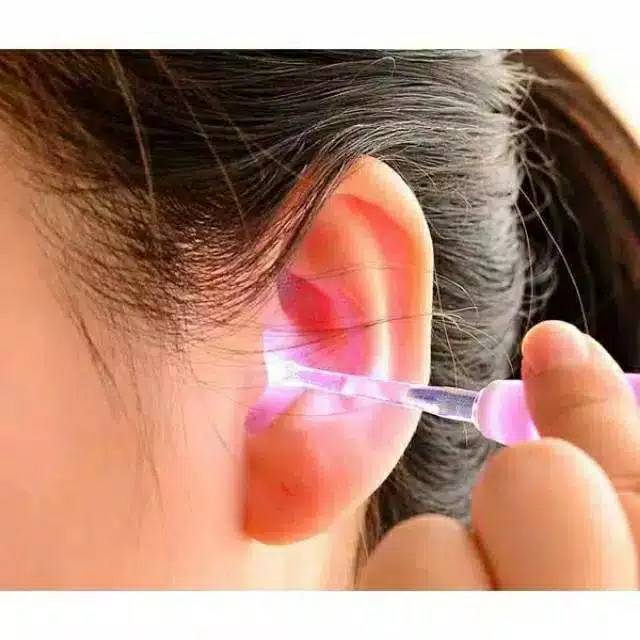 Earpick(korek kuping)boneka/korek kuping/pembersih telinga lampu/earpick led