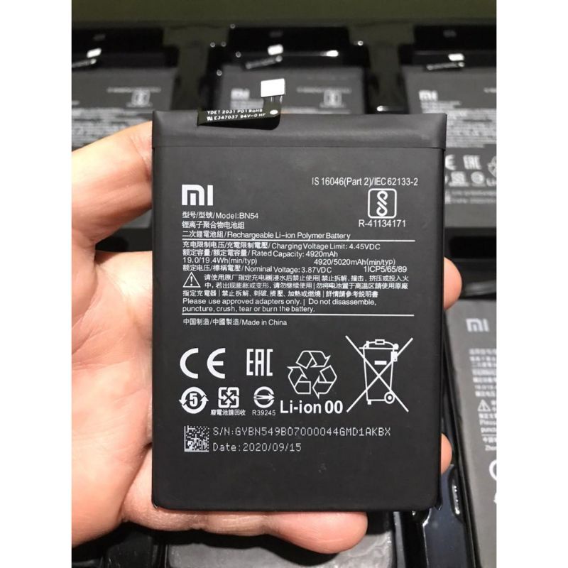 BN54_ BATERAI BATERE BATTERY ORIGINAL BN54 XIAOMI  REDMI 9 REDMI9  REDMI NOTE 9 REDMI NOTE9 BN54