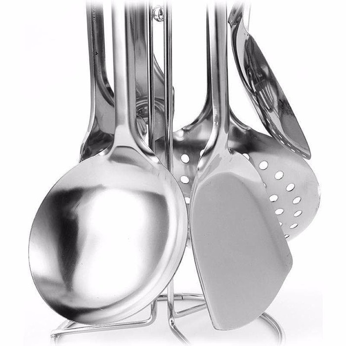 Kitchen Tool Set 7 Pcs Stainless Alat Dapur Masak Spatula Set Sutil