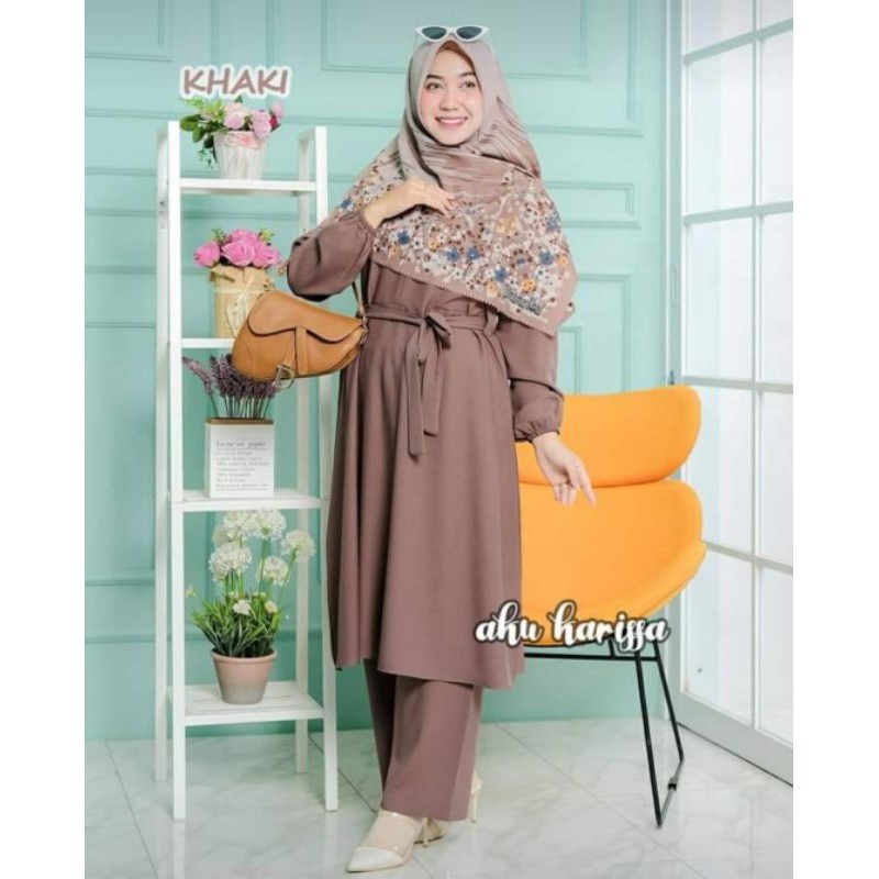 Tunik panjang ARISA SetCel  By Gasa