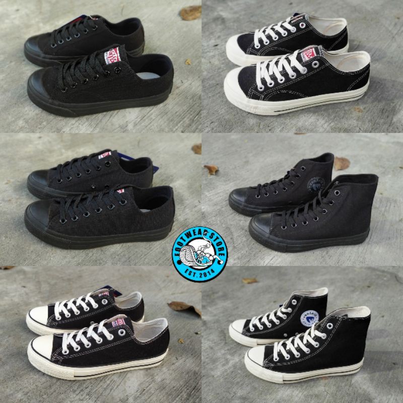 Ventela Ethnic Basic Low & High Black Natural / All Black