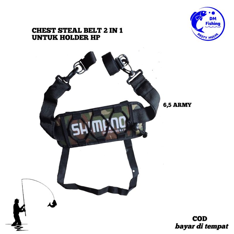 GROSIR !!!  CHEST STRAP BELT 2 IN 1  HOLDER HP 6.5 INCI DAN SLEMPANG JORAN PANCING