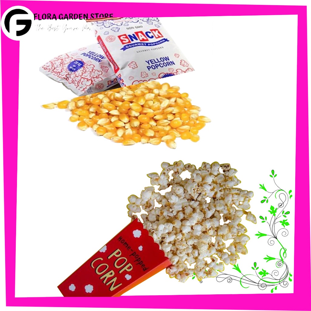 Yellow Popcorn Jagung Popcorn Berkualitas / Jagung Untuk Popcorn - Jagung Kering Berat 1 KG - jagung popcorn