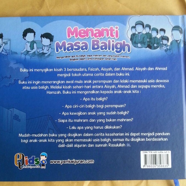 Buku Anak Islami | Menanti Masa Baligh - Perisai Quran Kids