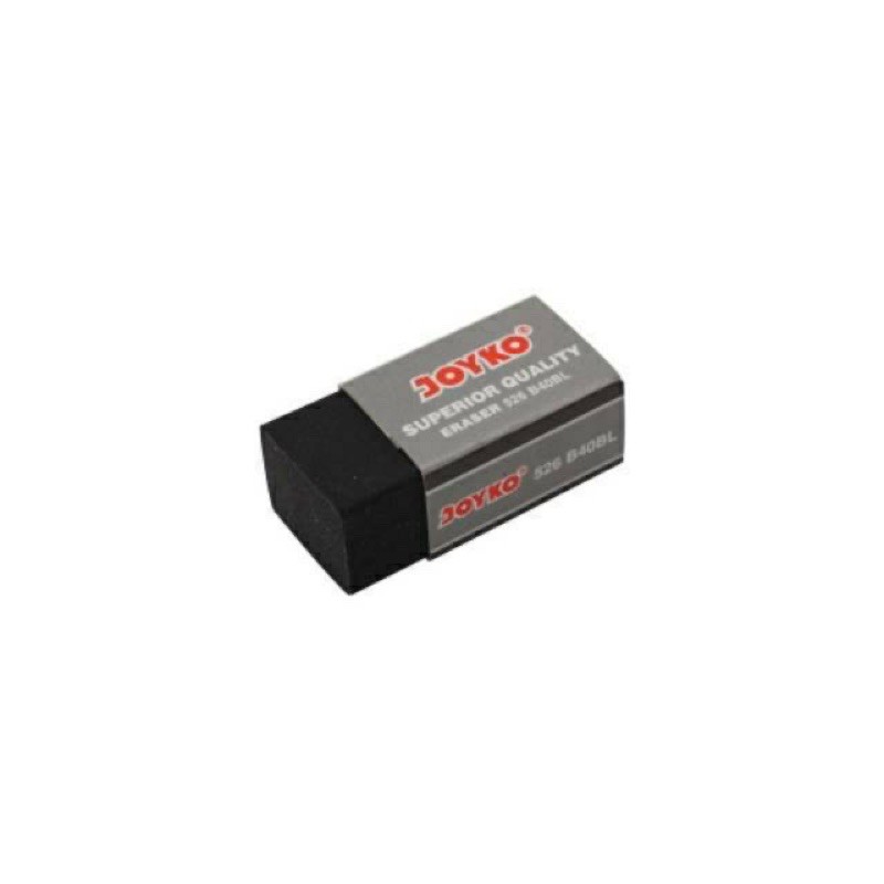 

(1pcs) Penghapus Hitam Eraser Pensil Joyko 526 B40BL Kecil