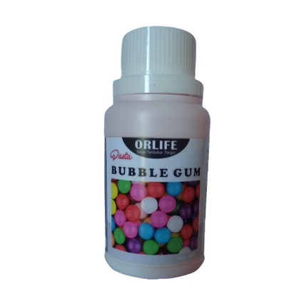 

Spesial Edisen Perisa Plain Bubble Gum / Perisa permen karet Bening Orlife 100gr