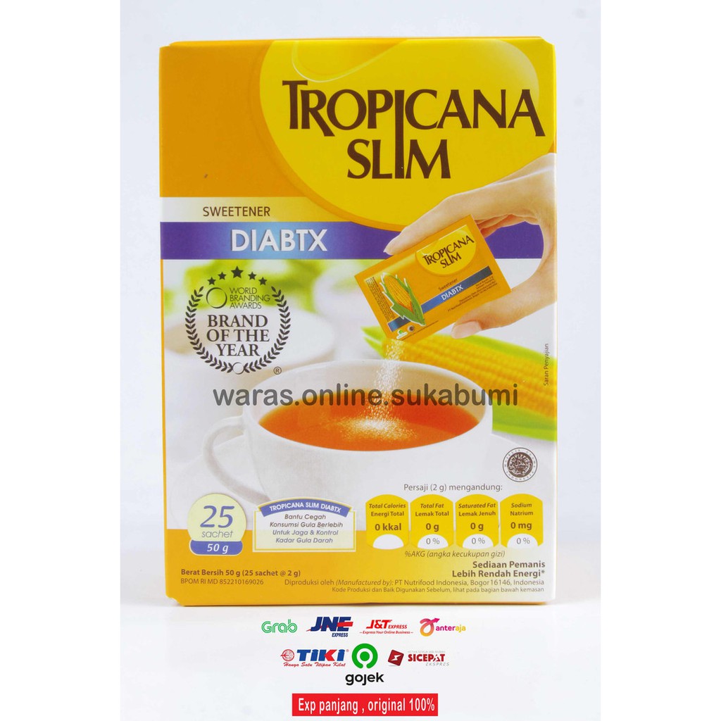 Tropicana Slim Diabtx 25 sachet