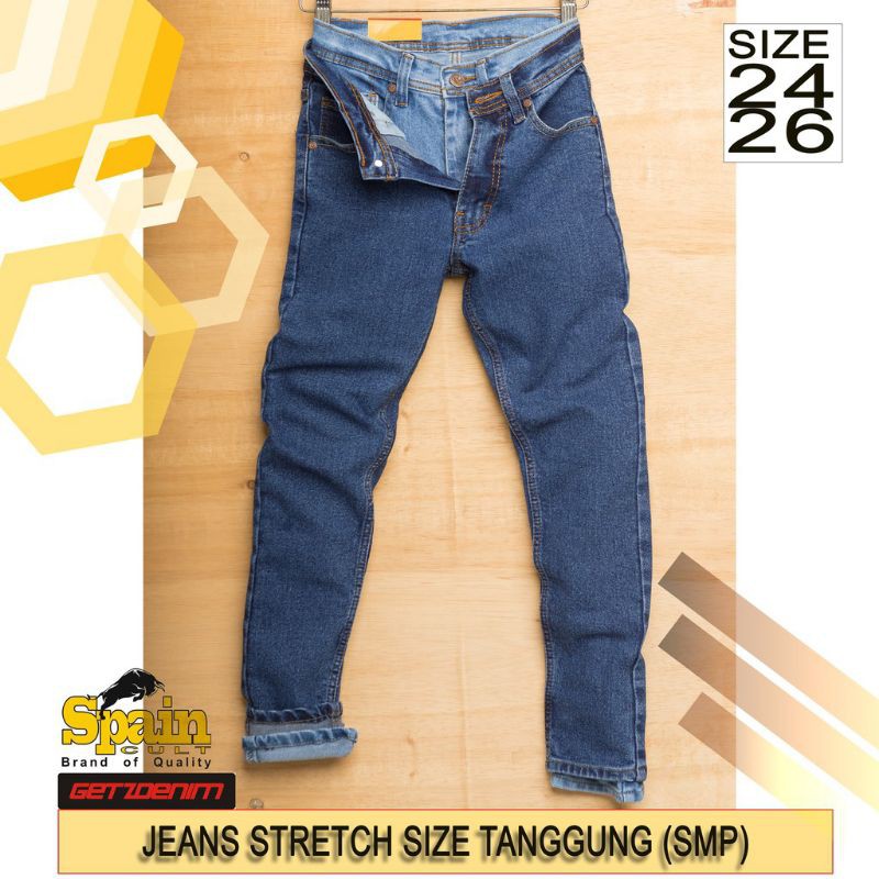 CELANA JEANS SETRIT REMAJA SMP CELANA JEANS TANGGUNG