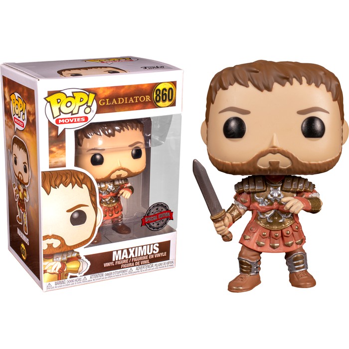 Funko POP Movies - Gladiator - Maximus With Armour Exclusive
