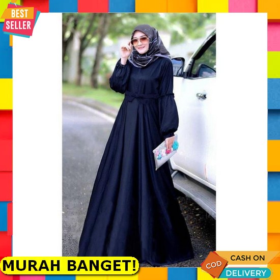 Gamis Novela Set Baju Pakaian Fashion Muslim Wanita Gamis Perempuan Remaja Dewasa Orang Tua Kekinian